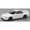 AOSHIMA 1/32 The Snap Kit Series Nissan R32 Skyline GT-R Custom Wheel (Crystal White) Color-coded Plastic Model No.14-SP2