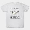 Asian Size Men Print T-shirt Cheshire Cat'S Quote No-Cut Heat Transfer Print Cotton Tshirt