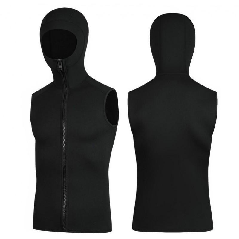 3mm Neopreen Met Capuchon Wetsuit Vest Snorkelen Duiken Surfen Warmte Bescherming Unisex Volwassene