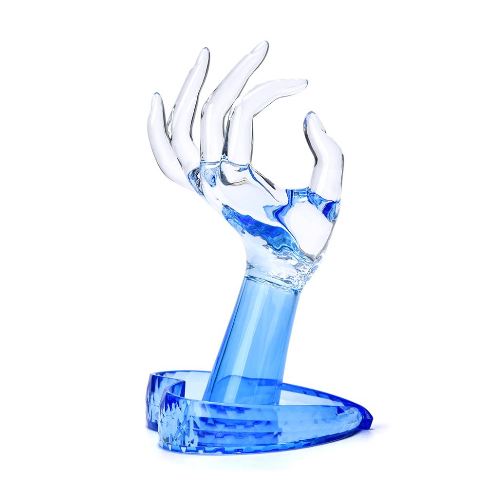 

Plastic Female Mannequin Hand Display Ring Holder Hand Shape Jewelry Display Holder Stand Acrylic Nail Practice Hand Model Tool чистий