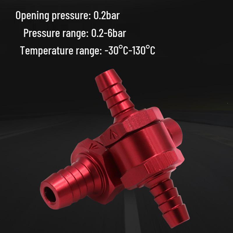 Aluminum Alloy Fuel Hand Pump with One-Way Check Valve (6-12MM)