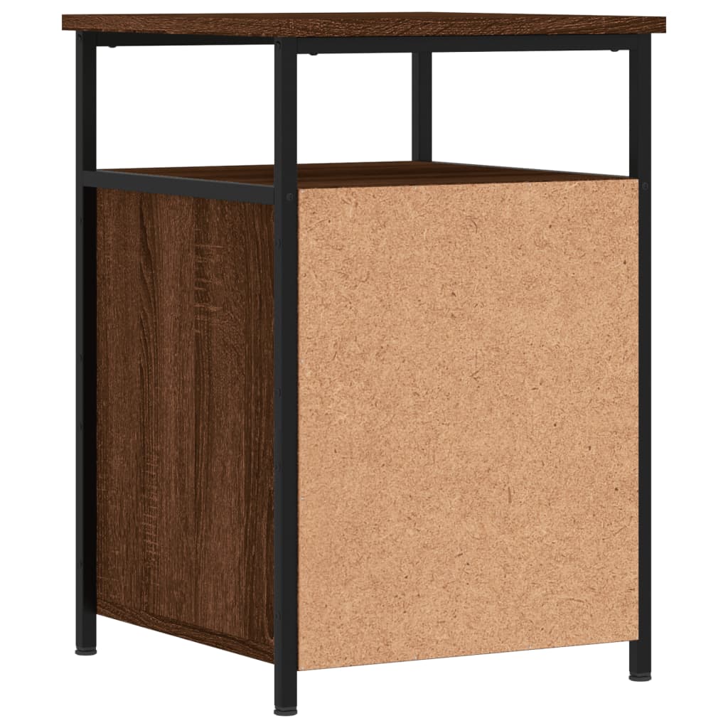 Nightstands (2 pcs) Brown Oak Effect 40 x 42 x 60 cm Engineered Wood