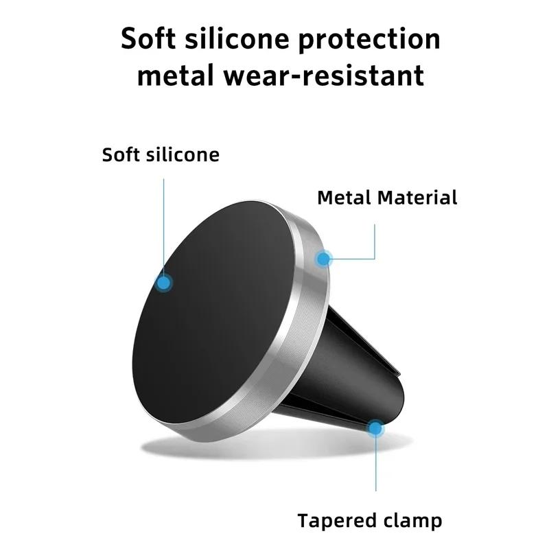 Magnetic Car Phone Holder Air Vent Magnet Smartphone Mobile Stand Cell GPS Support For iPhone 14 13 12 XR Xiaomi Huawei Samsung