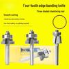 Jundinging Woodworking 4-Tooth Edge Trimming Router Bit