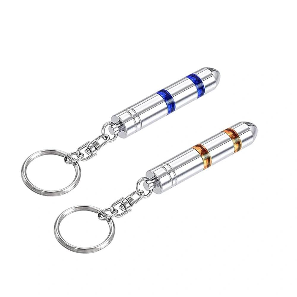 Static Electricity Removal Keychain for Secondary Discharge Blue Yellow Set [HEJINYUN] Car, Prevention, Anti-Static, + 2-Piece