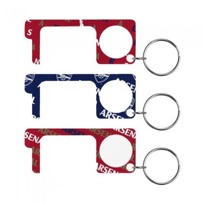 Arsenal FC No Touch Keyring (Pack of 3)