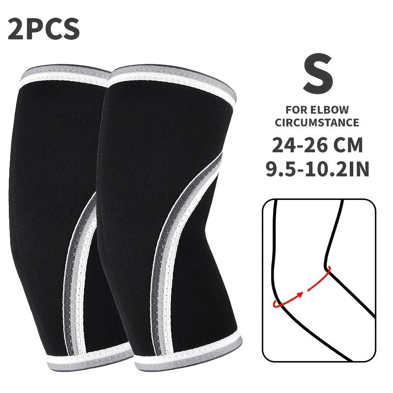 2pcs 5Mm Neoprene Elbow Support And Compression Elbow Sleeve - Unisex for Men And Women - Weightlifting