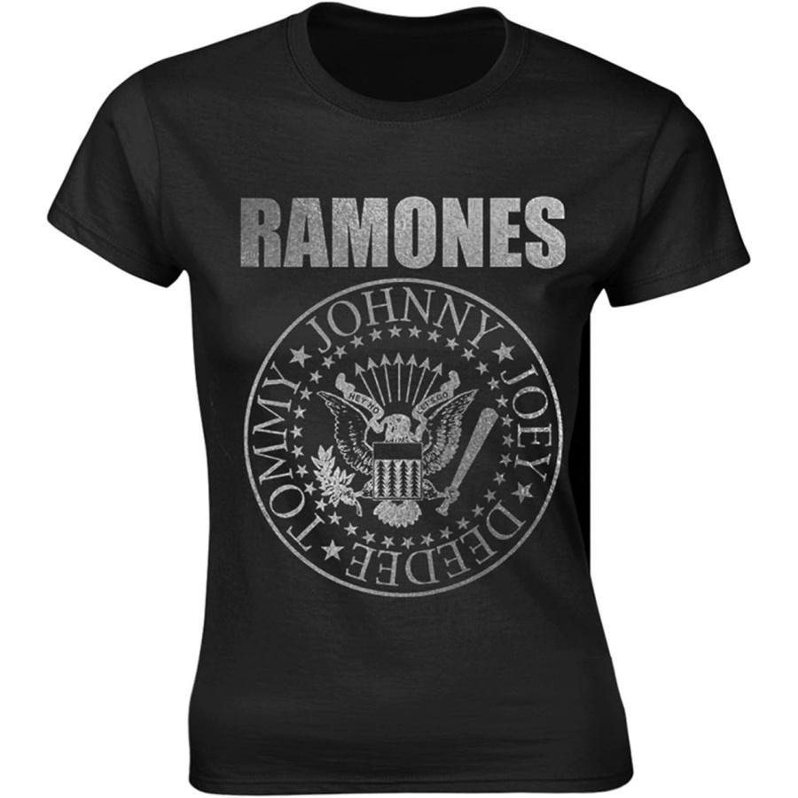 Ladies The Ramones Seal Punk Rock Heavy Metal Официальная футболка Женская футболка для девочек XXXXXL разноцветный