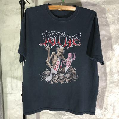 KITTIE BAND In Tour 2000 Maglietta Cotone Tops T-shirt Taglia Intera S-4XL