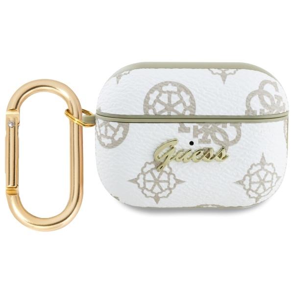 Guess Guap2Pg4Gph Airpods Pro 2          (2022/2023) Cover Biały/White 4G Hook