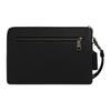 Coach 25 Logo Top Zip Leather Clutch Medium Men Clutch Black CW169-QBBK