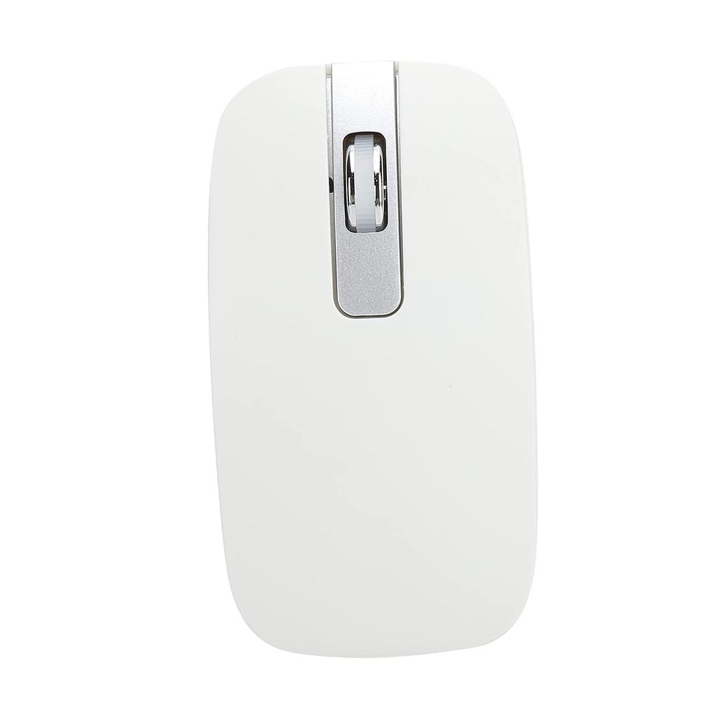 Wireless Keyboard and Mouse Set with FN+Multimedia Buttons, 10m Remote Connection, White