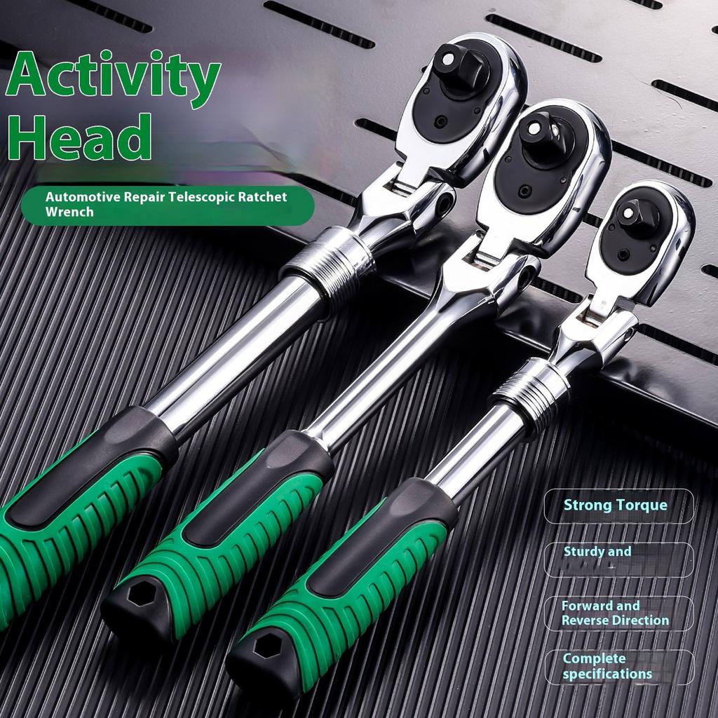 3/8inch 1/2inch 1/4inch 72 Tooth Drive Ratchet Wrench Professional Automotive Improvement Easy Socket Wrench Tool