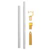 Telescoping Clothes Reach Pole Heavy Duty Retractable Clothesline Rod for Drying At Home Balcony Clothesline Pole