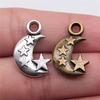 Sun And Moon Face Charms Multi Color Alloy Pendants For Celestial Themed Jewelry
