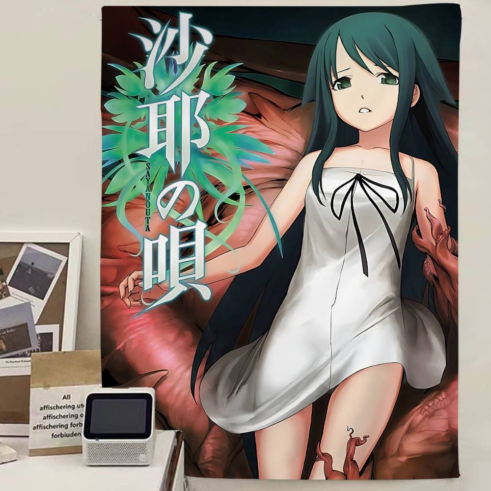 Horror Novel The Song Of Saya Hanging Bohemian Tapestry Hanging Tarot Hippie Wall Rugs Dorm Wall Hanging Home Decor