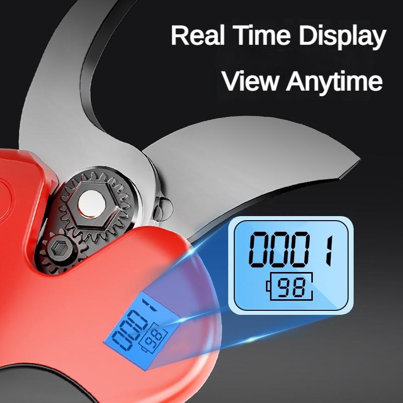 Rechargeable Branch Cutting Scissors Household Gardening Fruit Tree Pruning Tools Portable Electric Pruning Shears