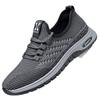 Men's shoes new fly-woven shoes middle-aged and elderly simple casual shoes soft sole non-slip one-pedal versatile lazy shoes