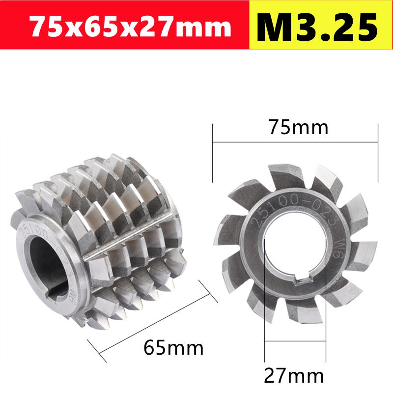 HSS Gear Hob M0.5 M0.8 M1 M6M8 M10, Pressure Angle 20 Degrees, Used for Milling Machine Slot Machining and Rolling Cutting Tools