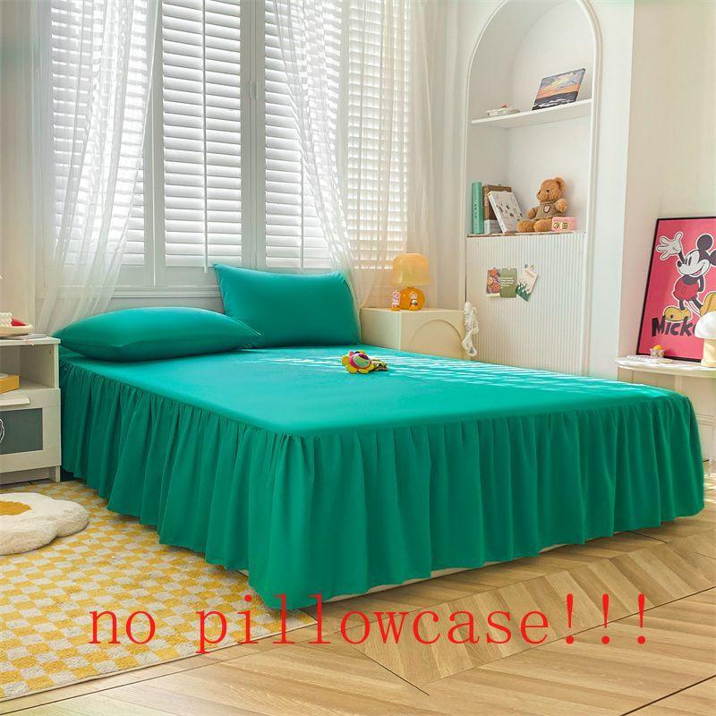 Bed Skirt Simple Fashion Modern Skin-friendly Dust-proof Bedspread Comfortable Bedroom Ruffles Protector Bedcover Korean Sheets