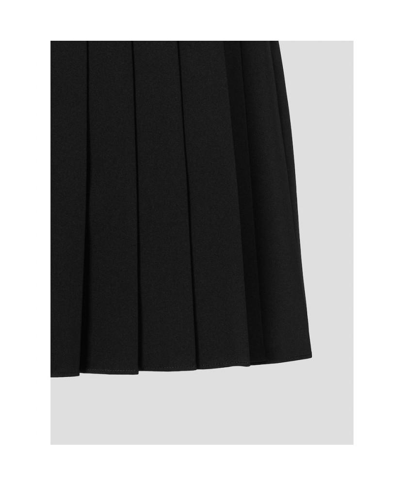 BEANPOLE GOLF [B_Under] Women'S Fine Pleated Wrap Skirt Black