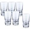 Toyo Sasaki Glass Regina Tumbler Glass, 8oz (245ml), Set of 6, Made in Japan, Dishwasher Safe, Shatter-Resistant, Glass Cups, Beer Glasses, Highball G