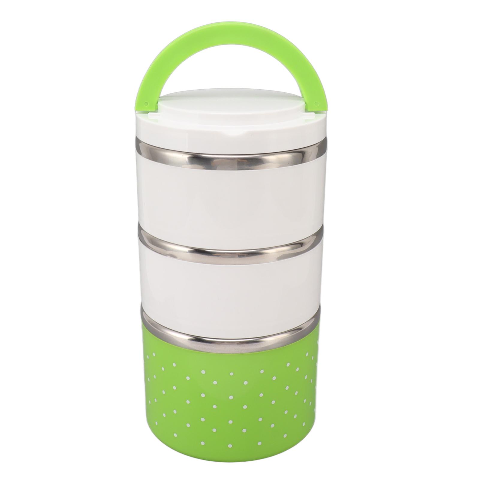 Stackable Stainless Steel Thermal Lunch Container Leakage Proof Retain Freshness Portable Thermal Lunch Box for Party