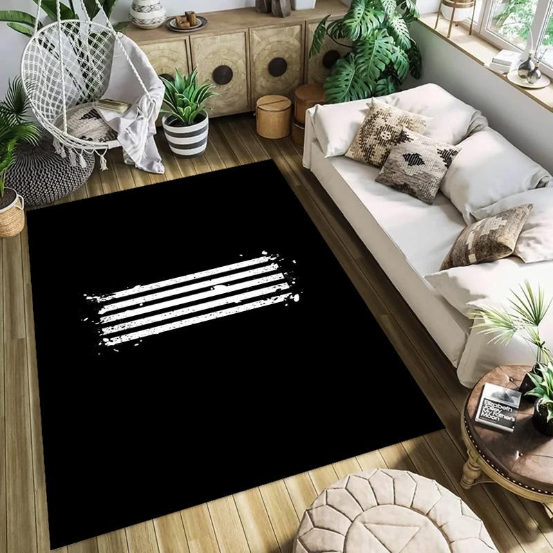 Bold Design: Big Bang Symbolism Carpet Floor Mats Living Room and Bedroom Mats Protective Pad Fashion Room