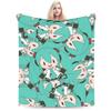 Hatsune Miku Anime Blankets Fleece Winter Multi-function Super Soft Throw Blanket for Home Bedroom Rug Piece