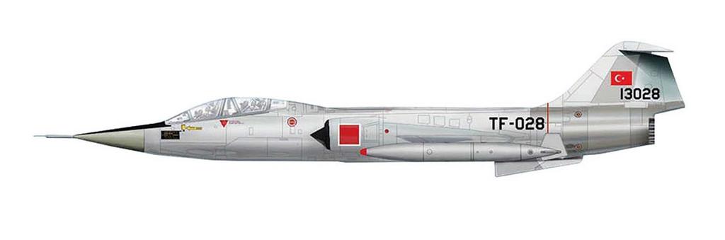 Hobby Master Starfighter Turkish Air Force Finished Product 1/72 TF-104G
