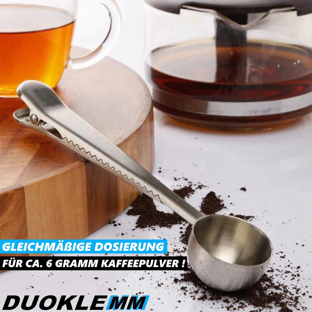 DUOKLEMM Measuring Spoon Locking Clamp Clamp Closure Stainless Steel