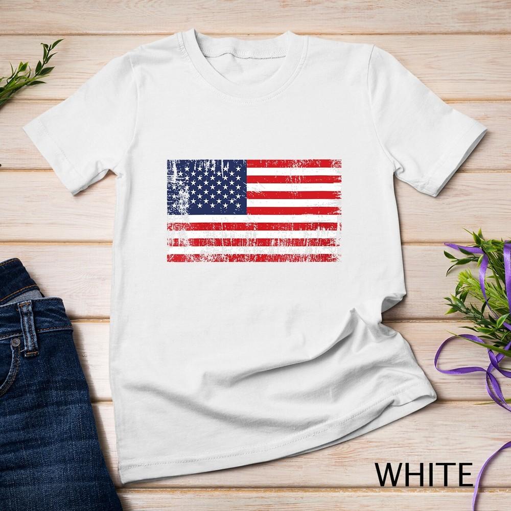 

Womens USA American Flag Gift Football-Fan US Sports 4 of July Unisex T-shirt 4XL