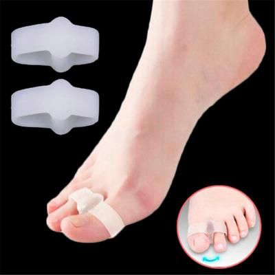 1 Pair Newcomers Foot Pain Relief Gel Cushion Hallux Valgus Pro Toe Separators Alignment Silicone Insoles Bunion