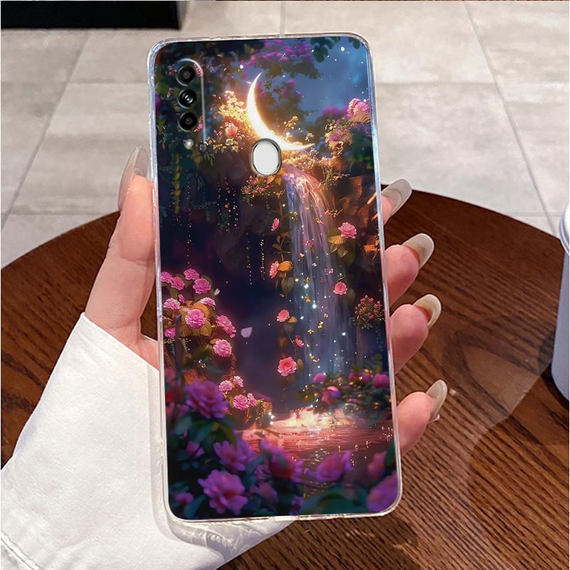 Case For OPPO A31 2020 Back Cover OPPO CPH2015 Phone Case Clear Luxury Cute Love Heart Rabbit Funny Pattern Soft Silicone Casing
