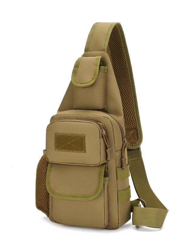 Outdoor Military Tactical Chest Bag, Multifunctional Crossbody Shoulder Bag for Men, Large Capacity Mountaineering Daypack