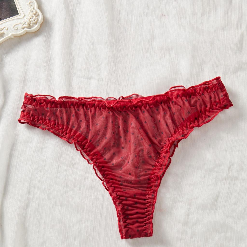 European and American Internet celebrities popular lace mesh semi-perspective sexy suspender skirt nightdress two-piece set