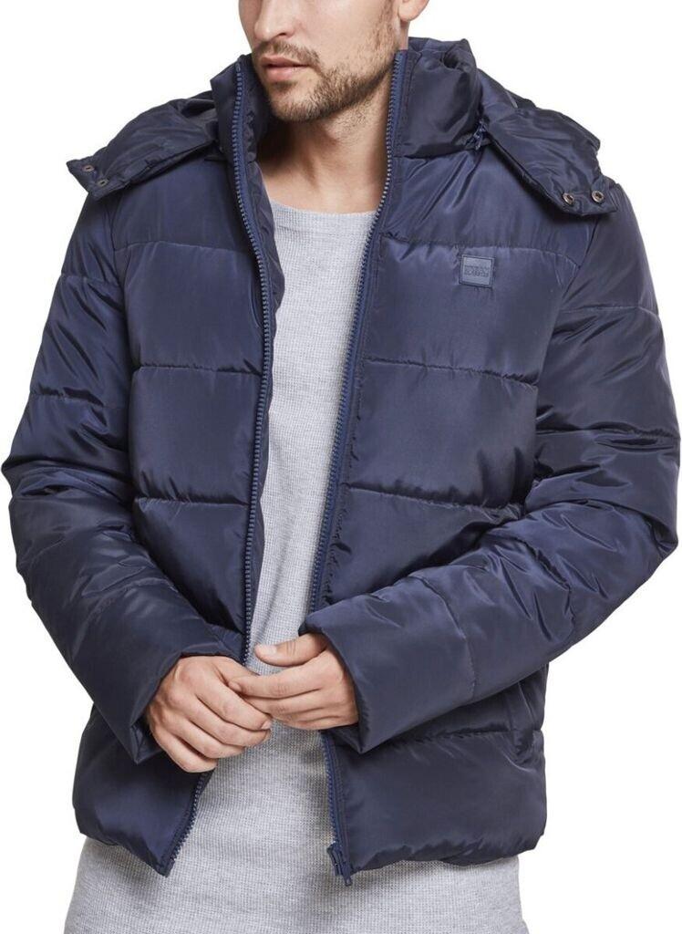 Winter Jacket Urban Classics Hooded Puffer Jacket (TB1807) (TB1807-00155) Navy
