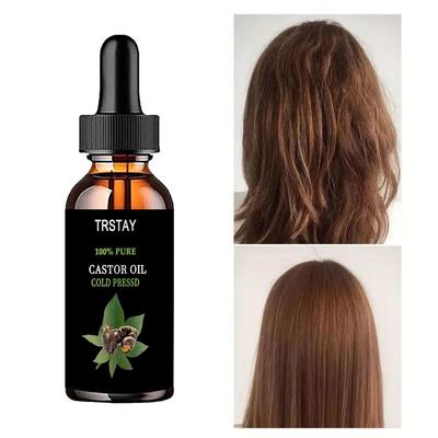 5ML/15ML/30ML/50ML/Óleo de rícino natural puro é usado para sobrancelhas, cabelos, cuidados com os cílios e essência de crescimento para prevenir a queda de cabelo