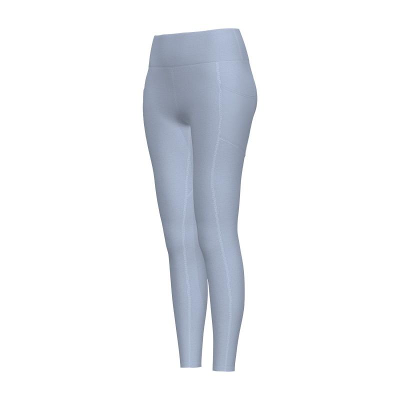 Womens High-Waisted Yoga Leggings With Side Mesh Pockets Stretchy Workout Pants Running Fitness