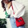 Damen Tasche Canvas Tasche Umhängetasche Lady Schultertasche All-Match Einfarbig Kleine Taschen
