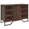 VidaXL Armoire lavabo de salle de bain chêne marron 91x35x60 cm, placard lavabo de salle de bain, meubles de salle de bain, 848668