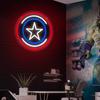 Anime Neon Sign for Wall Decor Shield LED Neon Light for Boys Room Superheo Neon Lights Anime Decor for Game Room