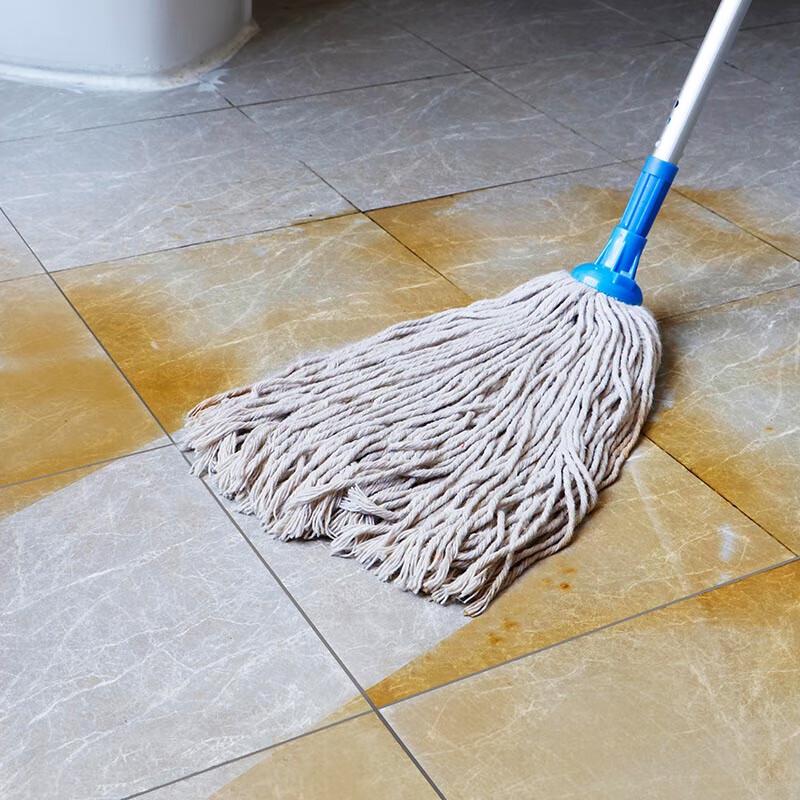 CT Shida Traditional Round Head Cotton Mop with 1.4m Telescopic Handle