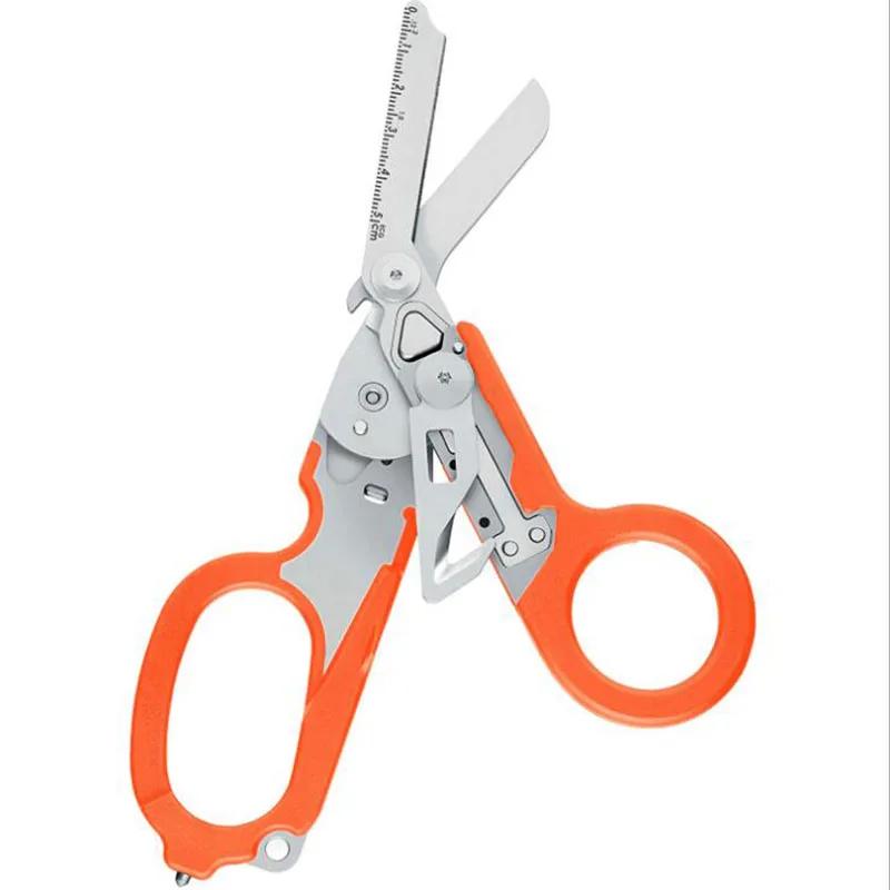 Raptor Emergency Response Shears Multifunctional Scissors with Strap Cutter and Glass Breaker with Compatible Holster