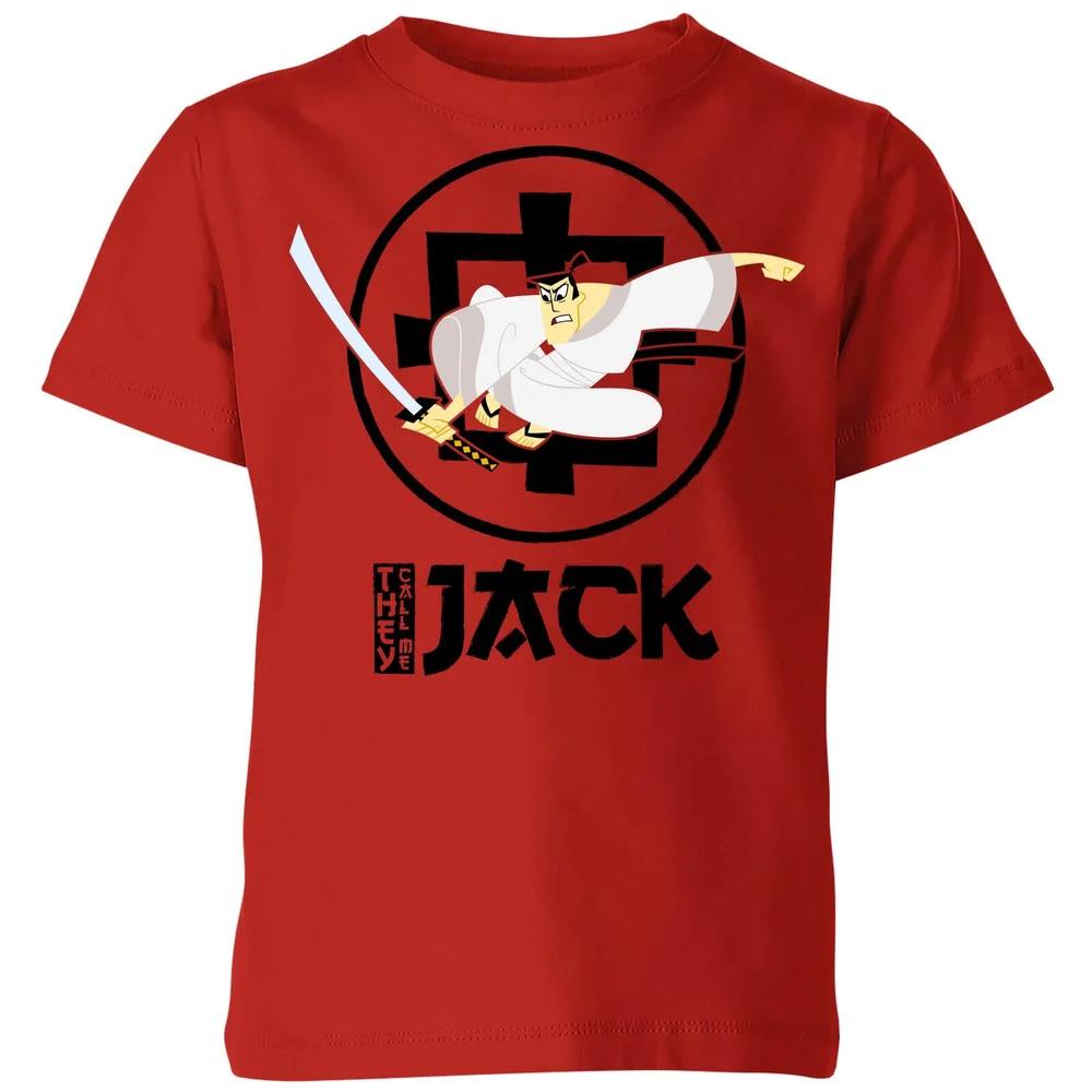 

Samurai Jack They Call Me Jack Kids T-Shirt - Red - 3-4 Years 150