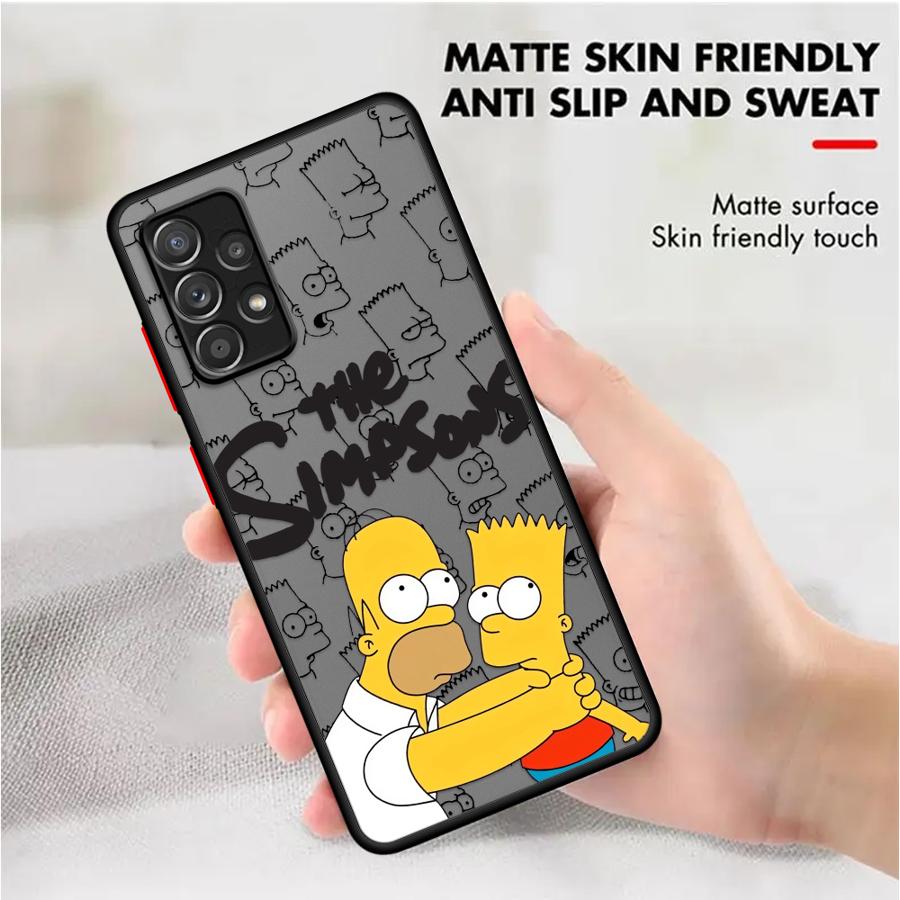 The Simpsons Family Phone case for Samsung Galaxy A21s A22 A71 A72 A73 A23 A25 A52s A53 A54 A55 A24 A31 A32 A33 A34 A51 A52