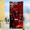 Cristiano Ronaldo Beach Towel Soft Durable Quick-Dry Comfortable Lightweight Suitable for Swimming, Gym, Camping, Yoga Vacation
