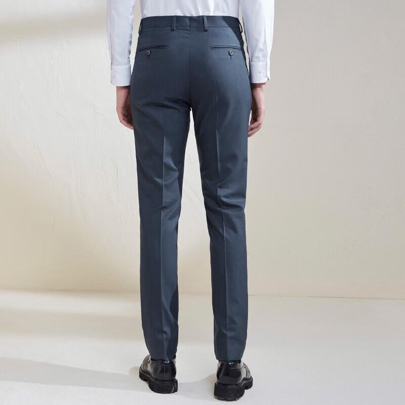 Baoxiniao Herren Schlanke Passform Formale Anzugshose