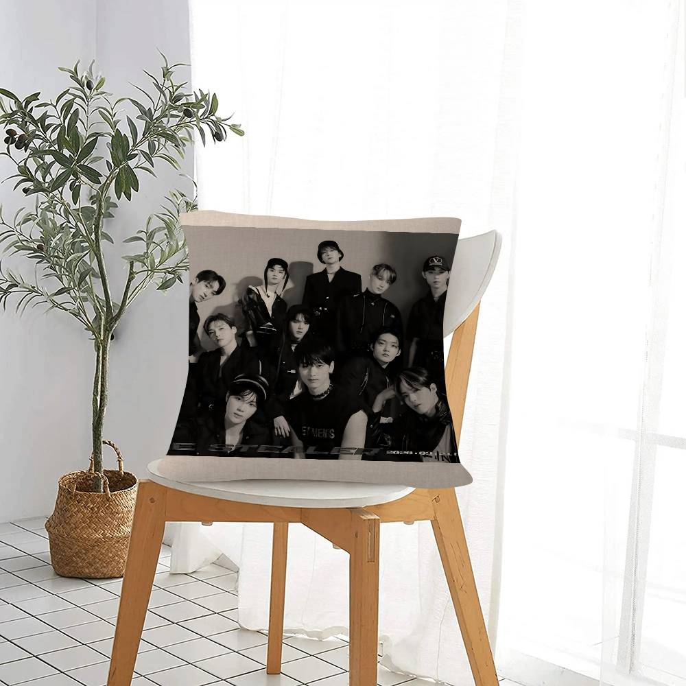 Cushion Cover Pillowcase Upholstery Sofa Throw Pillow Home Decor Pillowcas Korean The Boyz Group Album