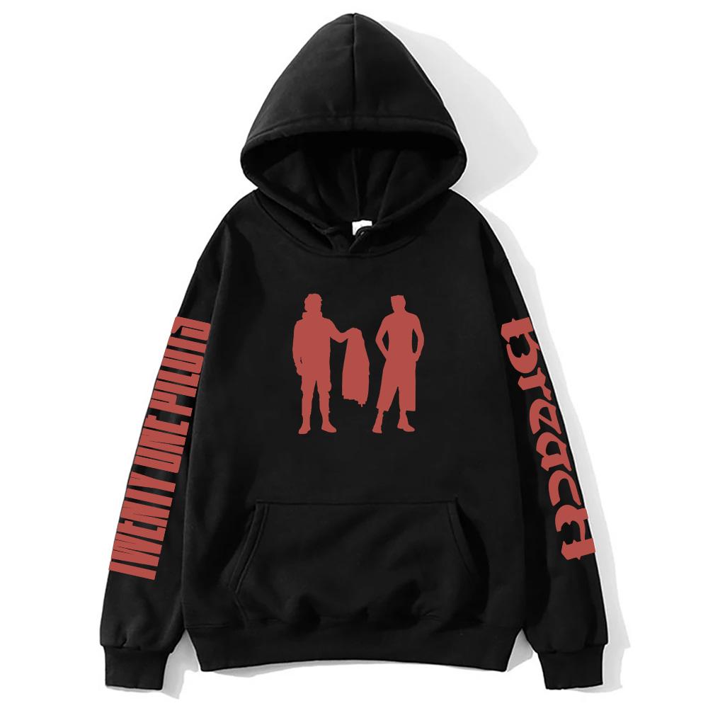 Twenty One Pilots Mikina Breach Módní Rock Dlouhý Rukáv Pánské Dámské Oblečení Ležérní Streetwear Oversized Volný Pulovr